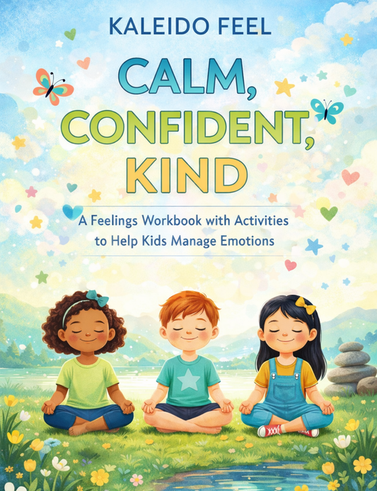 Calm, Confident, Kind: A Feelings Workbook with Activities to Help Kids Manage Emotions