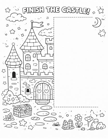 Imagine, Draw & Create Coloring Book