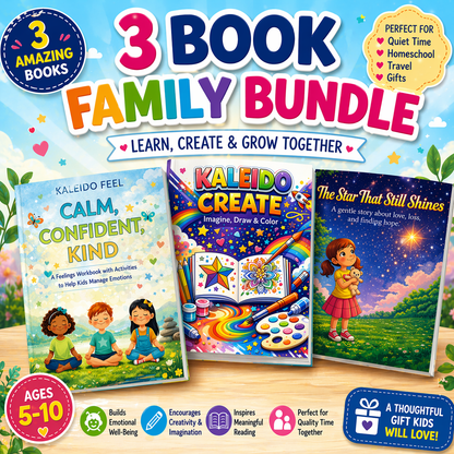 Kaleido Family Bundle | 3 Book Set for Kids Ages 5-10