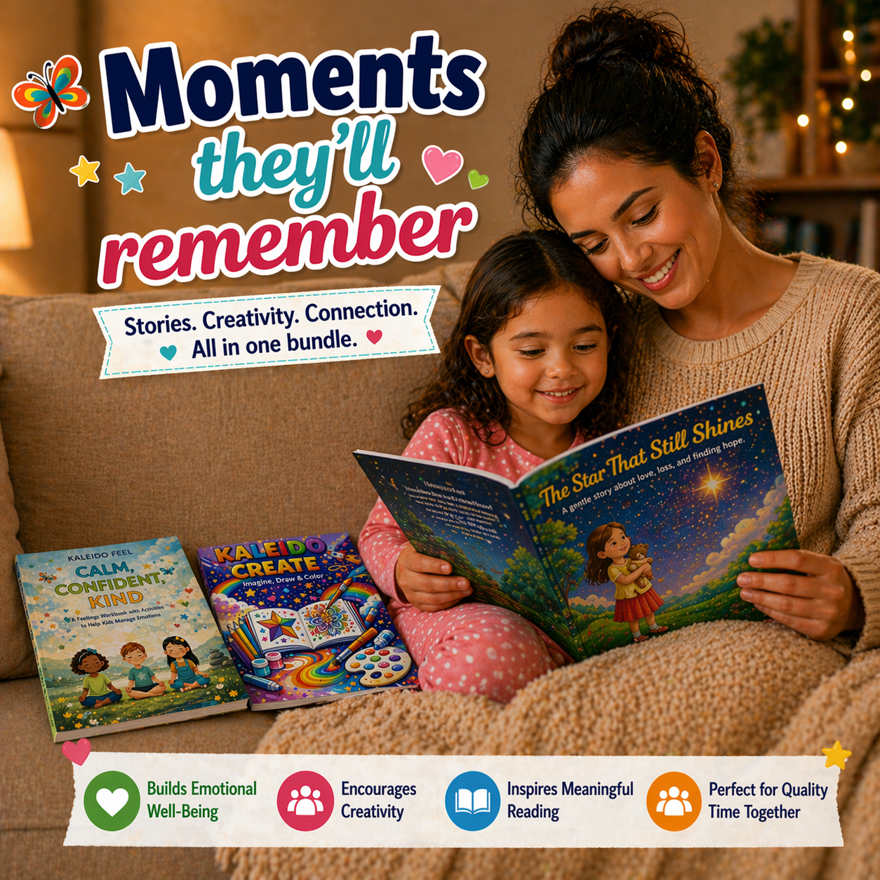 Kaleido Family Bundle | 3 Book Set for Kids Ages 5-10
