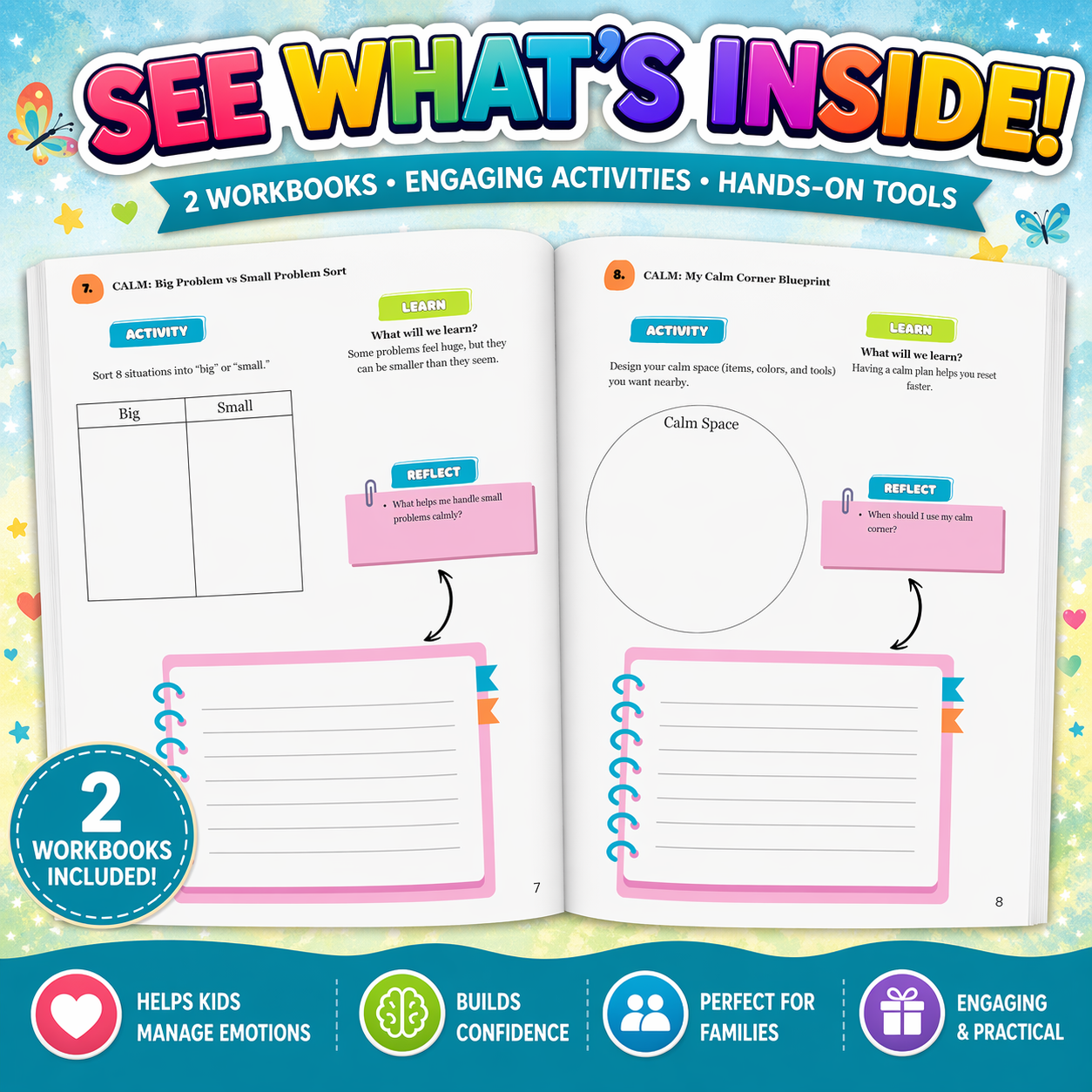 Family Feelings Set | 2 Workbooks