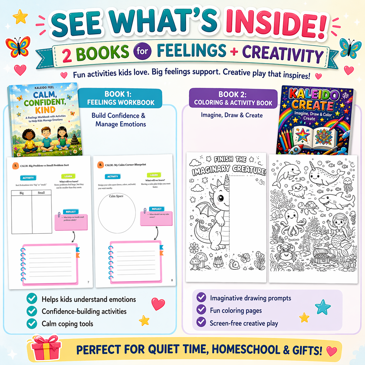 Calm & Create Bundle | 2 Book Set for Kids