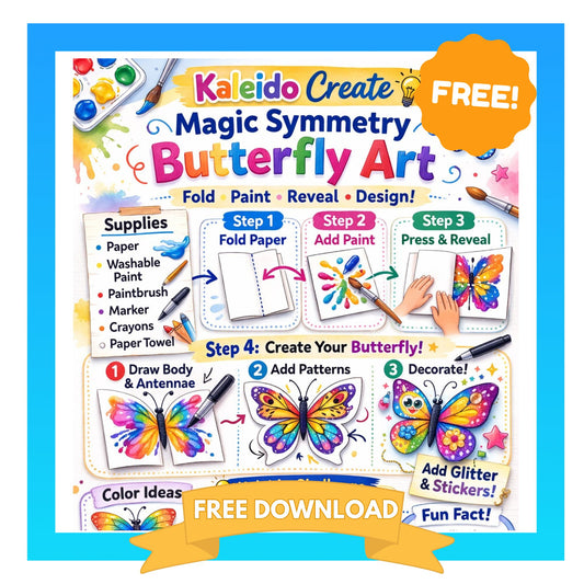 Magic Symmetry Butterfly Art